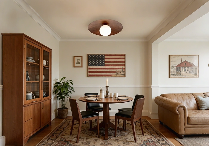Semi-Flush Ceiling Light for Dining Room