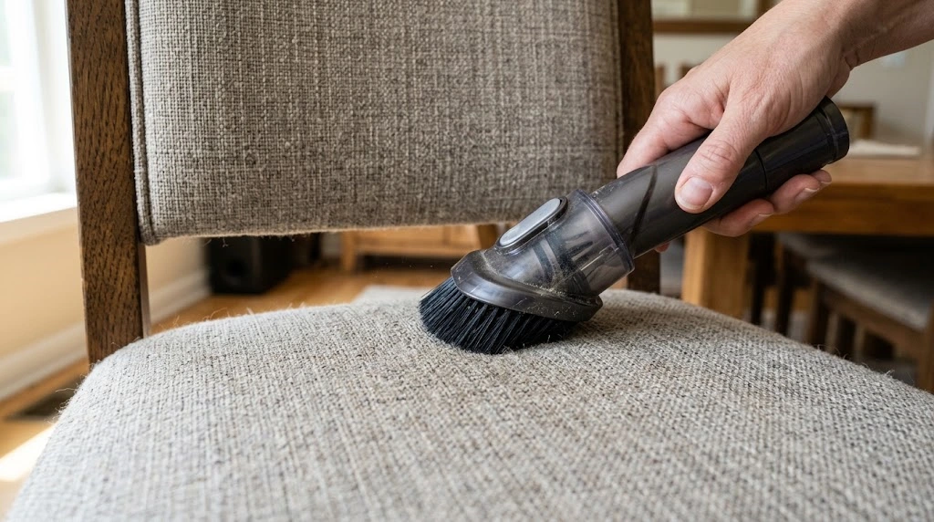 clean dining chair fabric