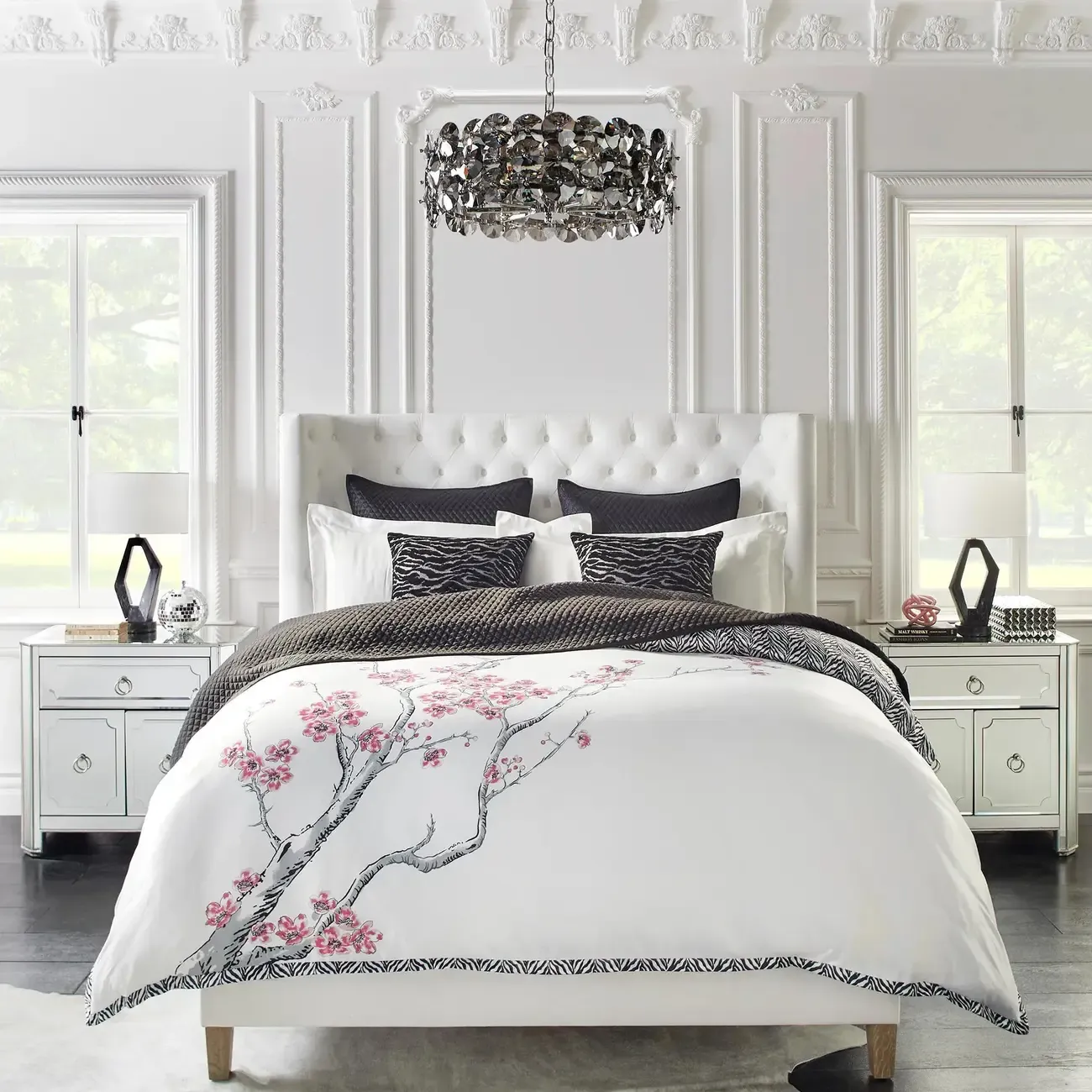 Crystal Drum Chandelier for Modern Elegance Image - 2