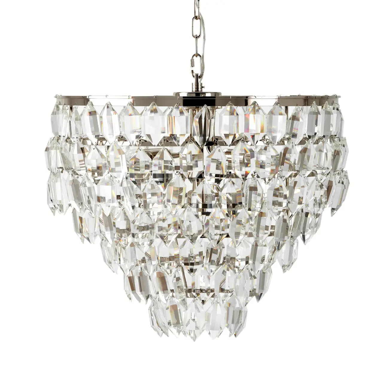 Modern Luxury Round Crystal Chandelier with 8-Light Image - 6 | homeyfad