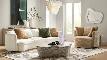 Elegant Leaf-Shaped Glass Crystal Chandelier Image - 8