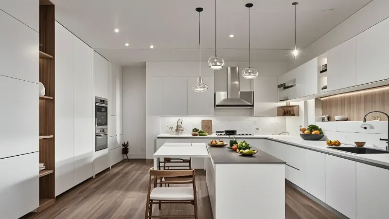 white full-length cabinet  