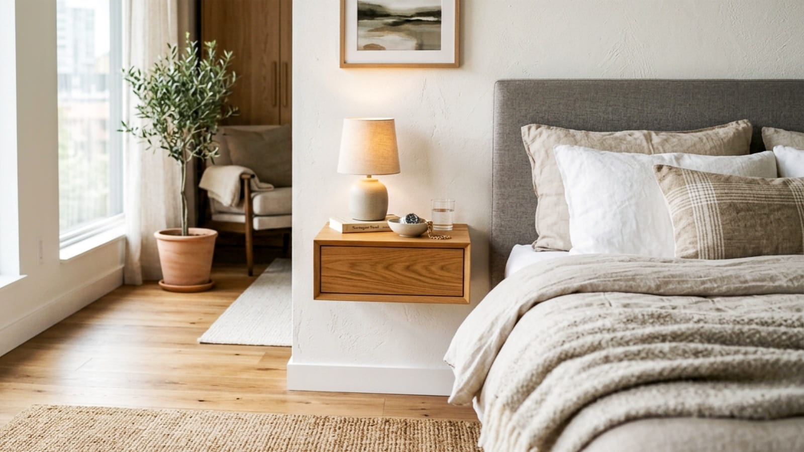 Floating Nightstand | homeyfad