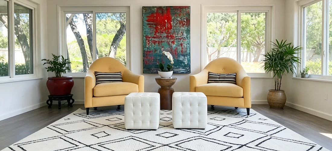 Symmetrical Arrangement of Furnishings