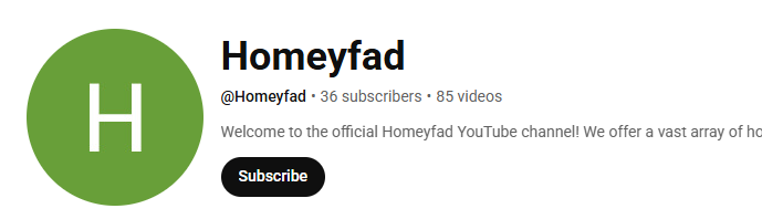 HomeyFad Youtube
