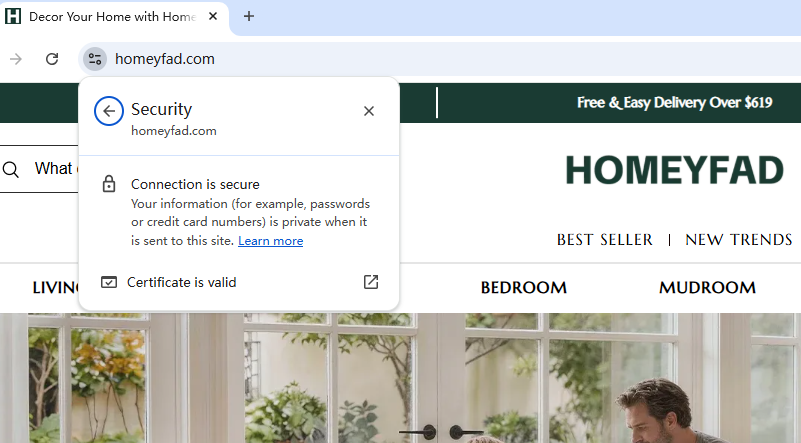 HomeyFad SSL Certificate (HTTPS)