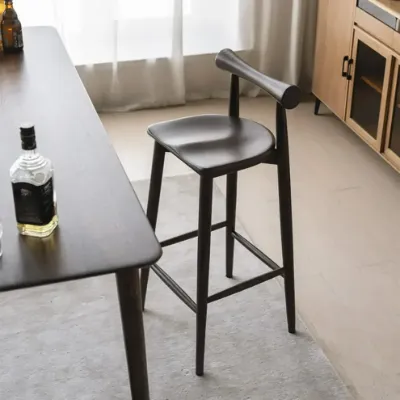 wood bar stool