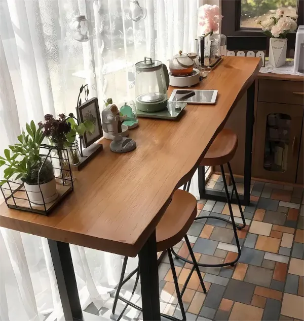 Wood Bar Table for Home