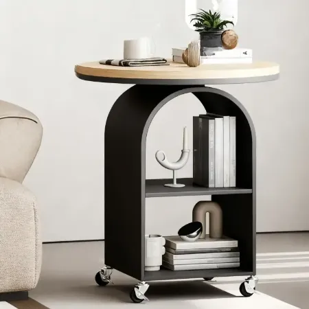 small side table with storage