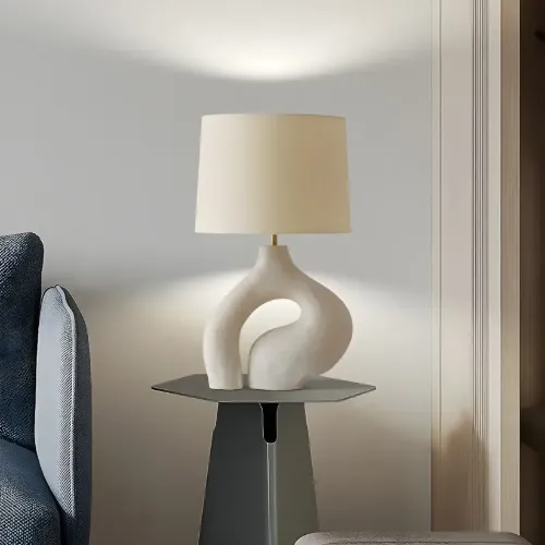 Geometric Table Lamp for Bedroom | homeyfad