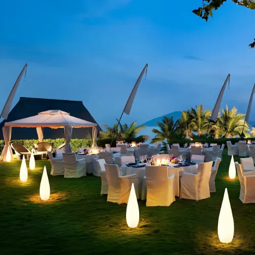 Modern Teardrop Rechargeable Decorative Landscape Lighting Image - 2 | homeyfad