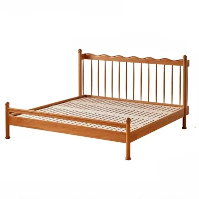 Light Wood Platform Bed Frame