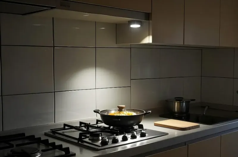 can light above the hob