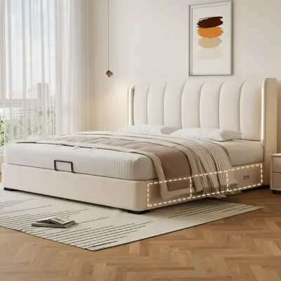 lift-up storage platform bed