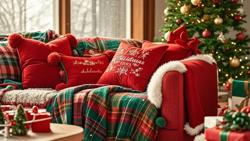 decorate the sofa