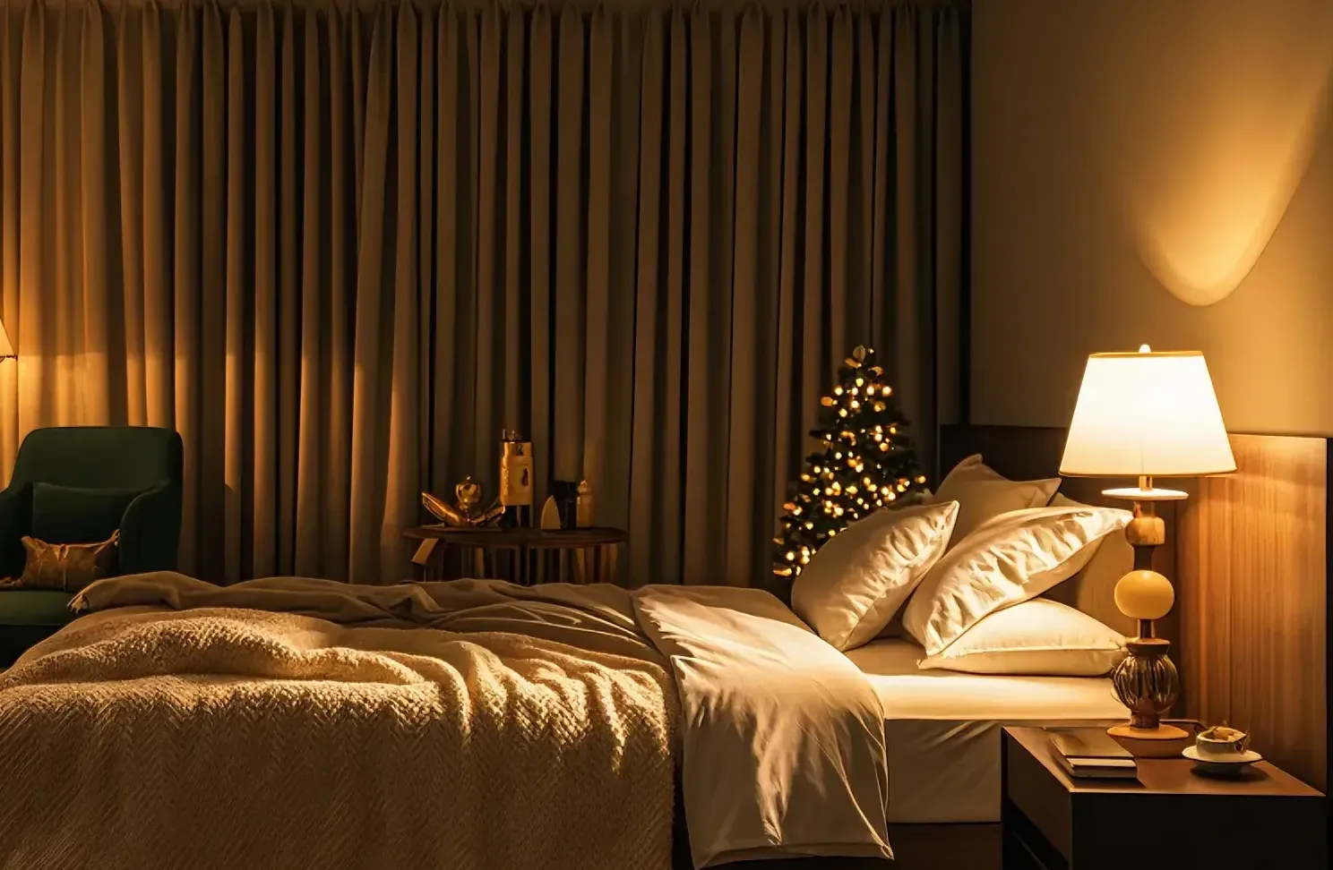 bedside lamps in the bedroom