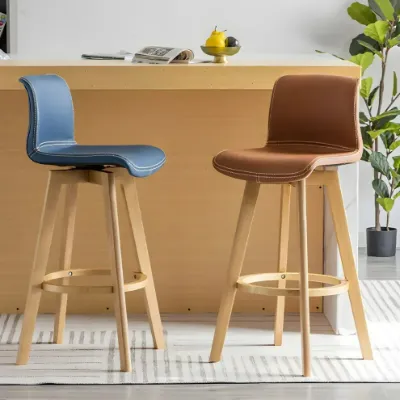 Swivel Bar Stool with Back