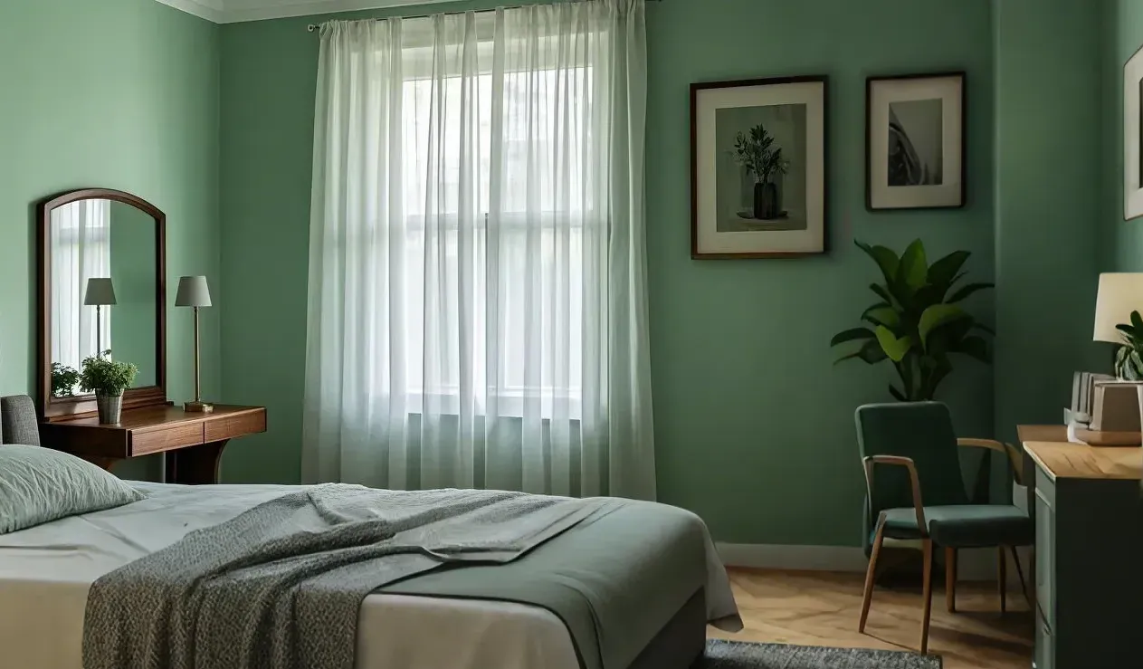 Light Green Walls For Bedroom