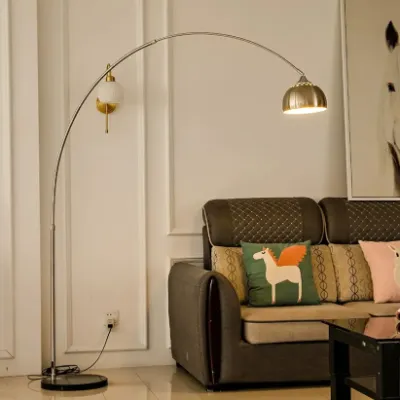Arc Shaped Floor Lamp for Living Room Lighting