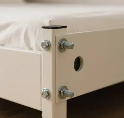 Bed frame hardware