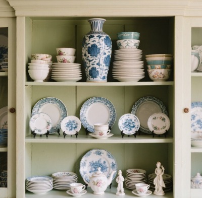 Create Layers for Depth in China Cabinet