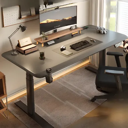 T-Shape Office Desk | homeyfad