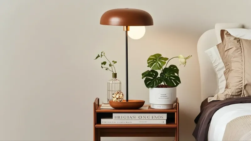 Put Various Height Items to Your Nightstand