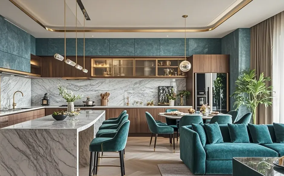 Luxury Kitchen and Living Room Inspirations