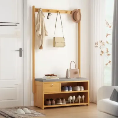 Hall Tree with Bench