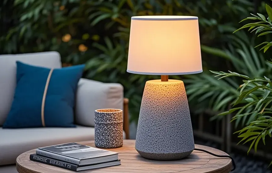 Concrete Table Lamps