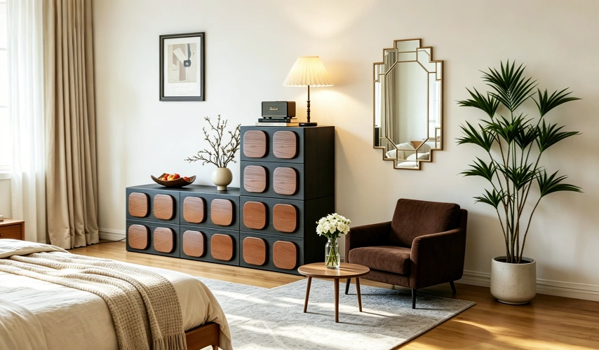 Horizontal Combo Dresser with Storage 2026