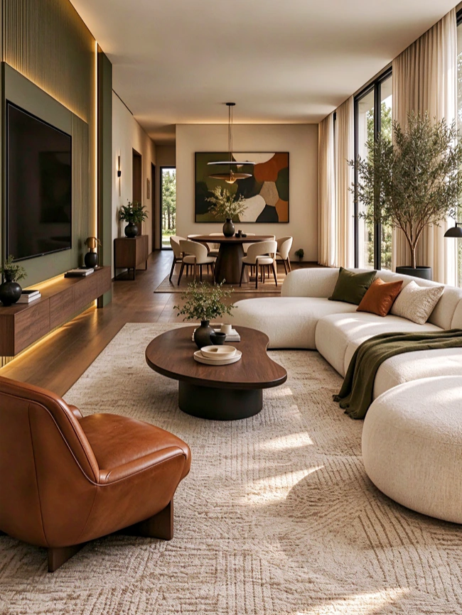 Living Room Plants Ideas