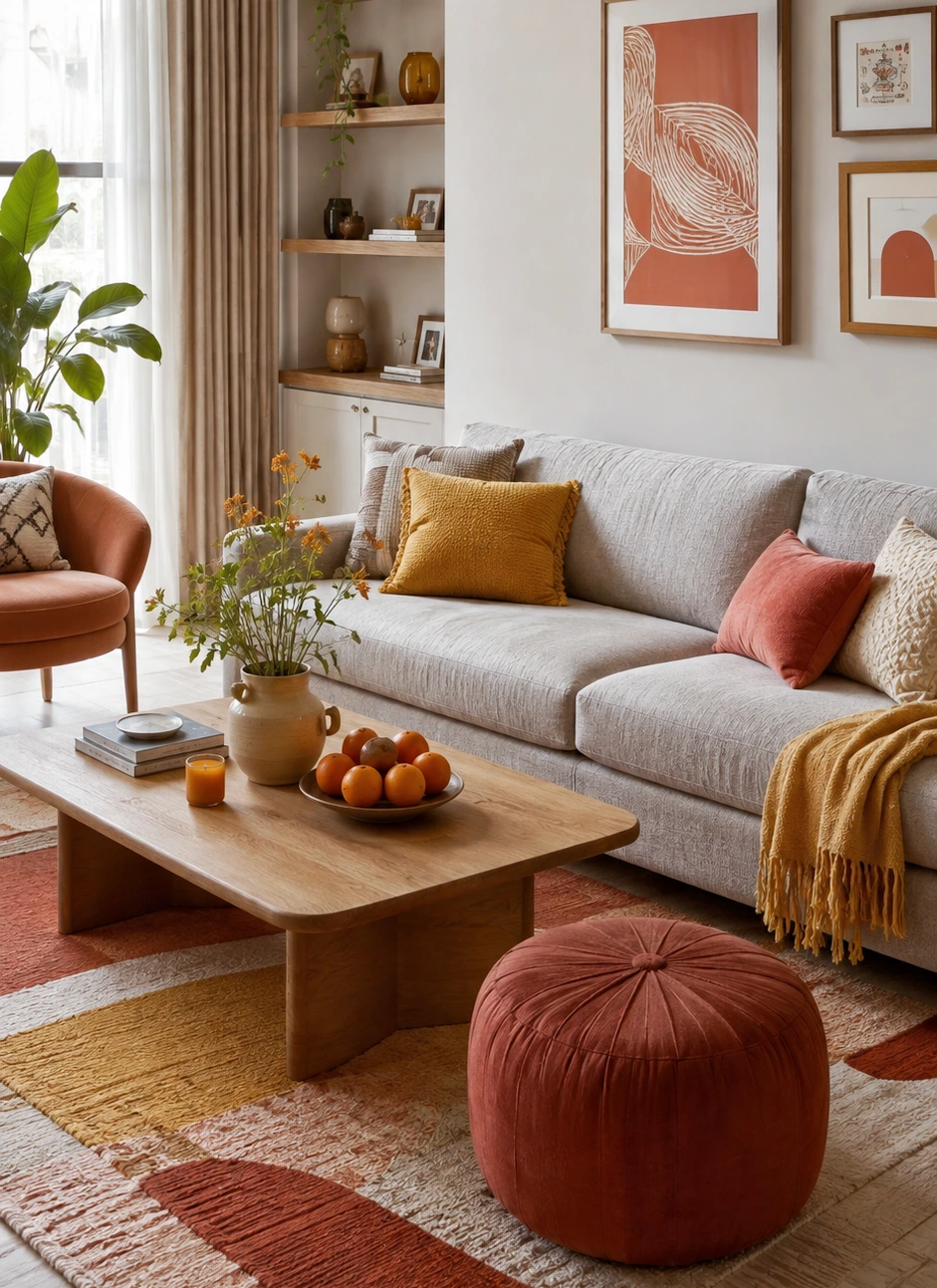 Best Colors for a Warm Grey Sofa