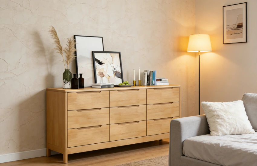 Double Dresser for Bedroom