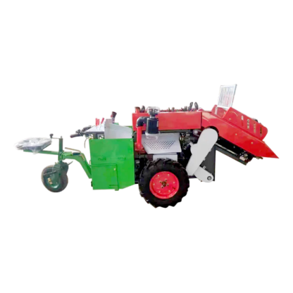 Ride a Wheeled Work Hammer Corn Harvester