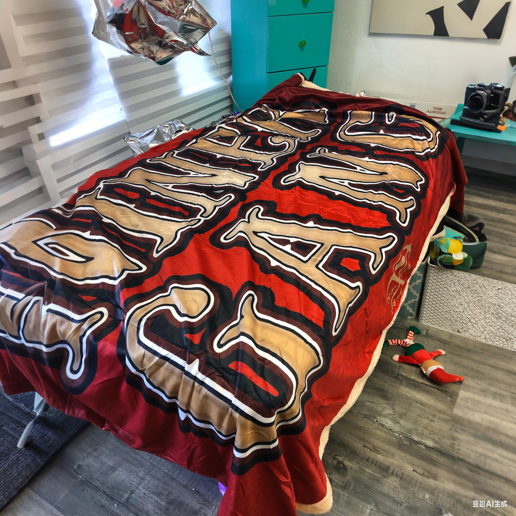 Hooded Niner gang Blanket