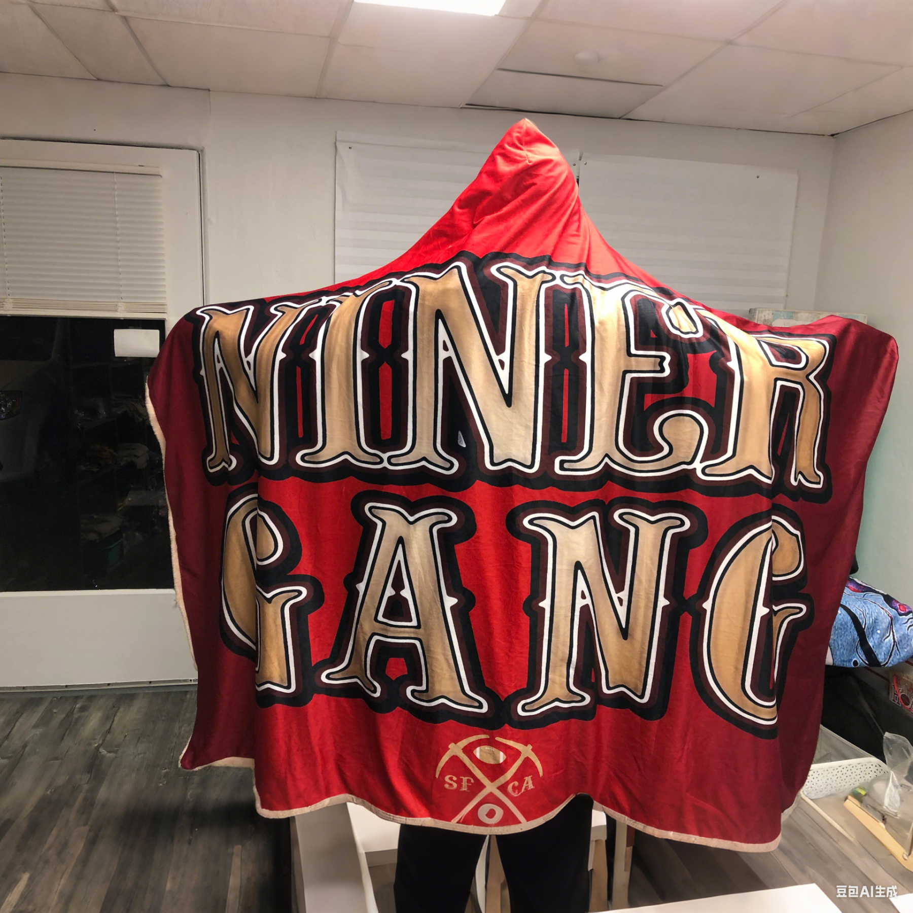Hooded Niner gang Blanket
