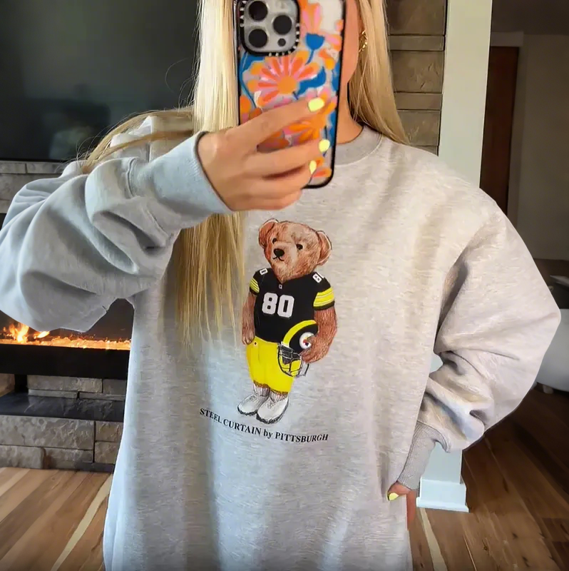 Vintage All Teams Bears Football Sweatshirt