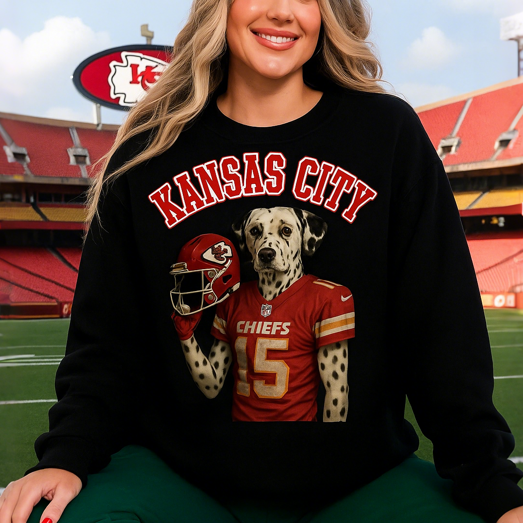Custom American Football Pet Print Sweatshirt