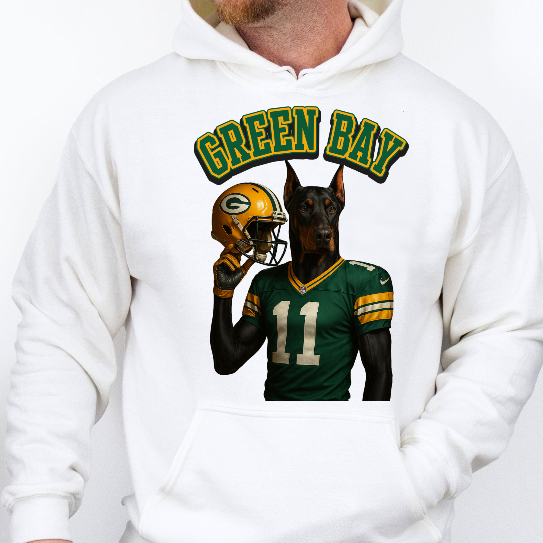 Custom American Football Pet Print Sweatshirt