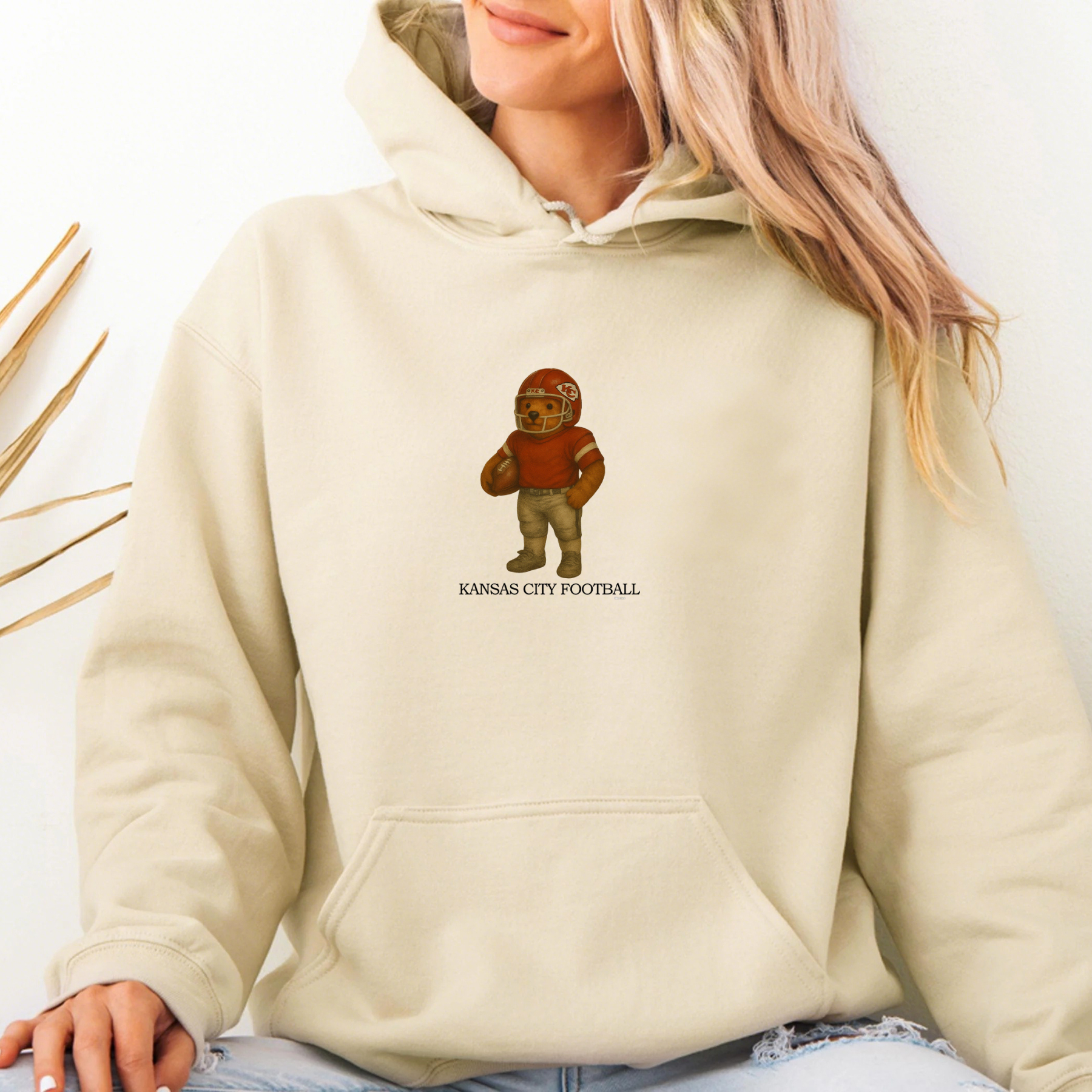 Custom American Football Bear Sweatshirt