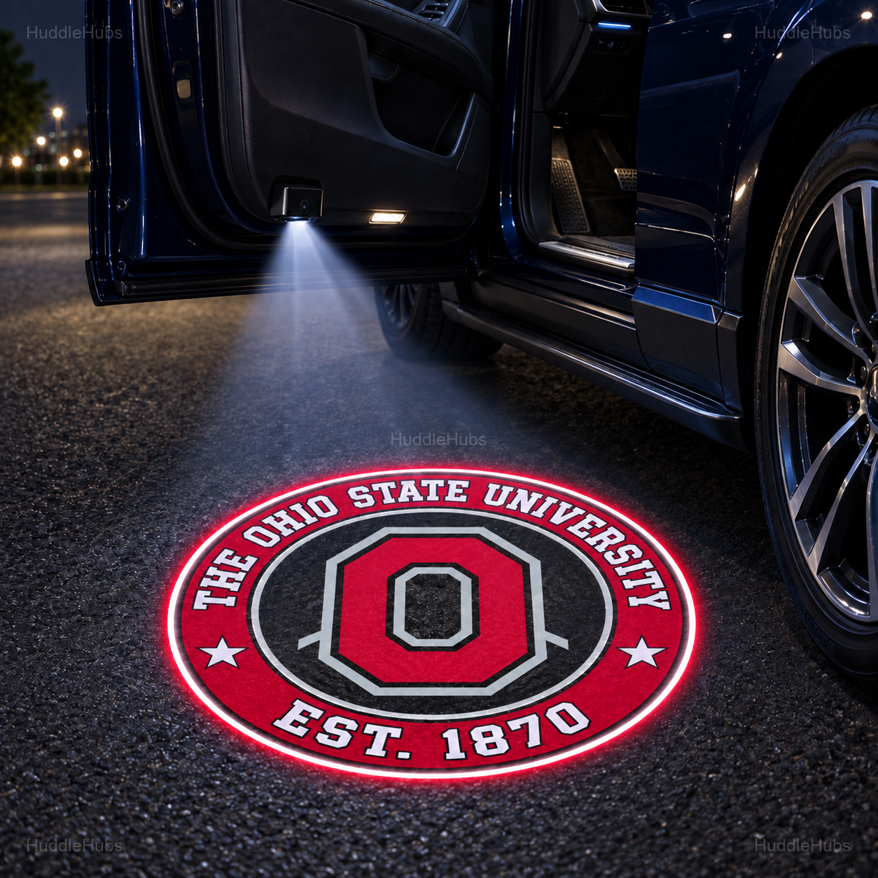 College Football Team Car Door Projector Lights – Choose Your Favorite School