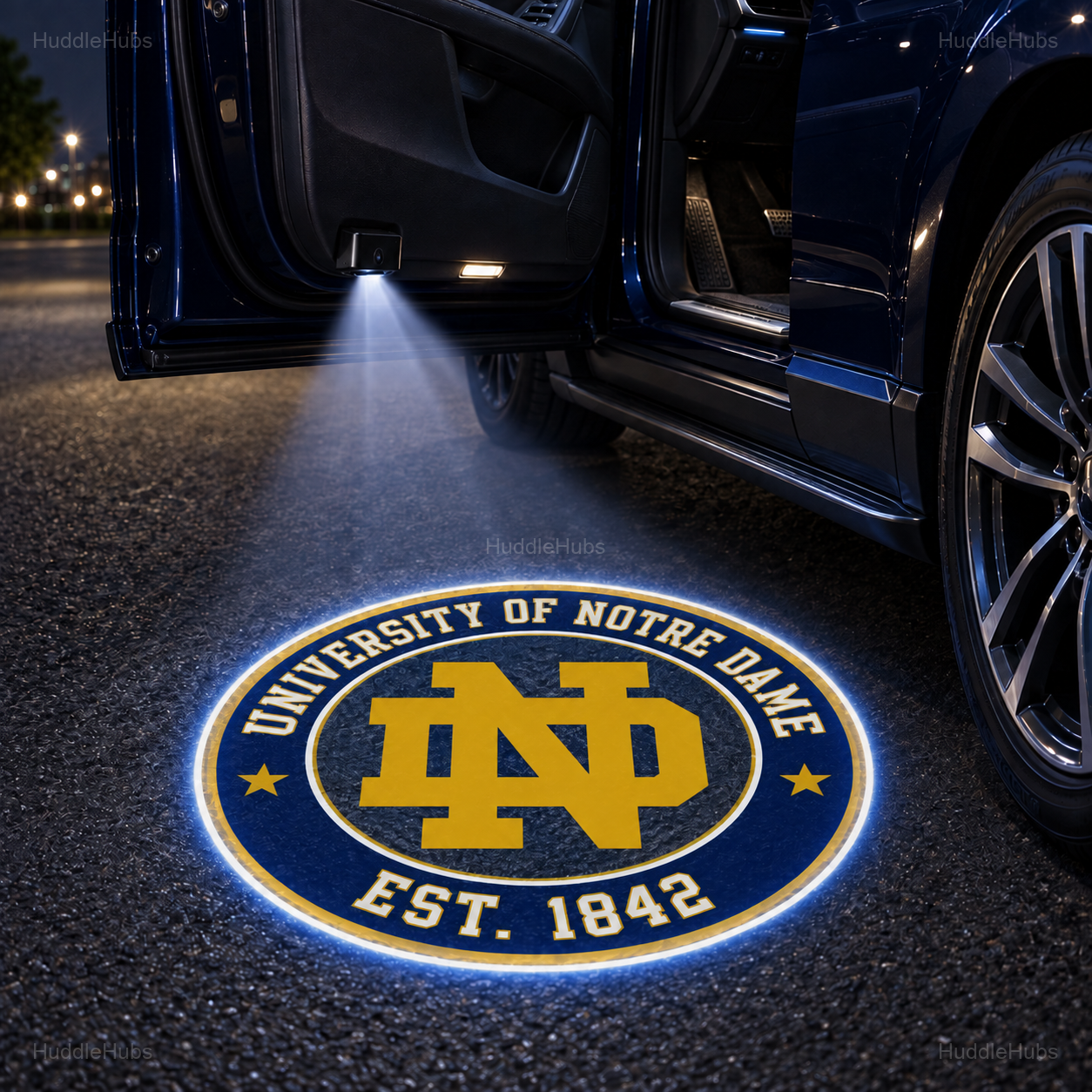 College Football Team Car Door Projector Lights – Choose Your Favorite School