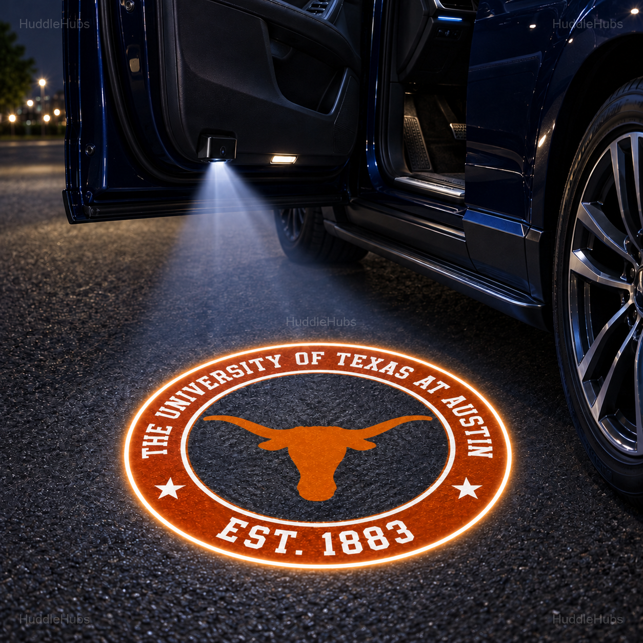 College Football Team Car Door Projector Lights – Choose Your Favorite School