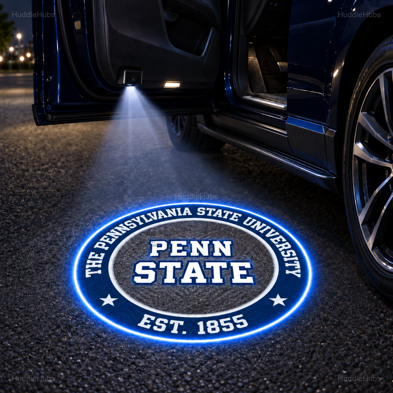 College Football Team Car Door Projector Lights – Choose Your Favorite School