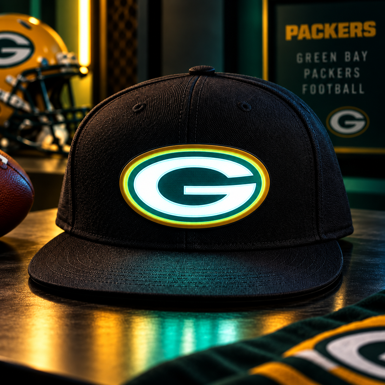 LED Football Team Cap – 32 Team Styles Available