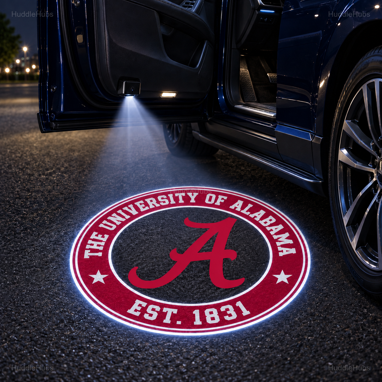 College Football Team Car Door Projector Lights – Choose Your Favorite School