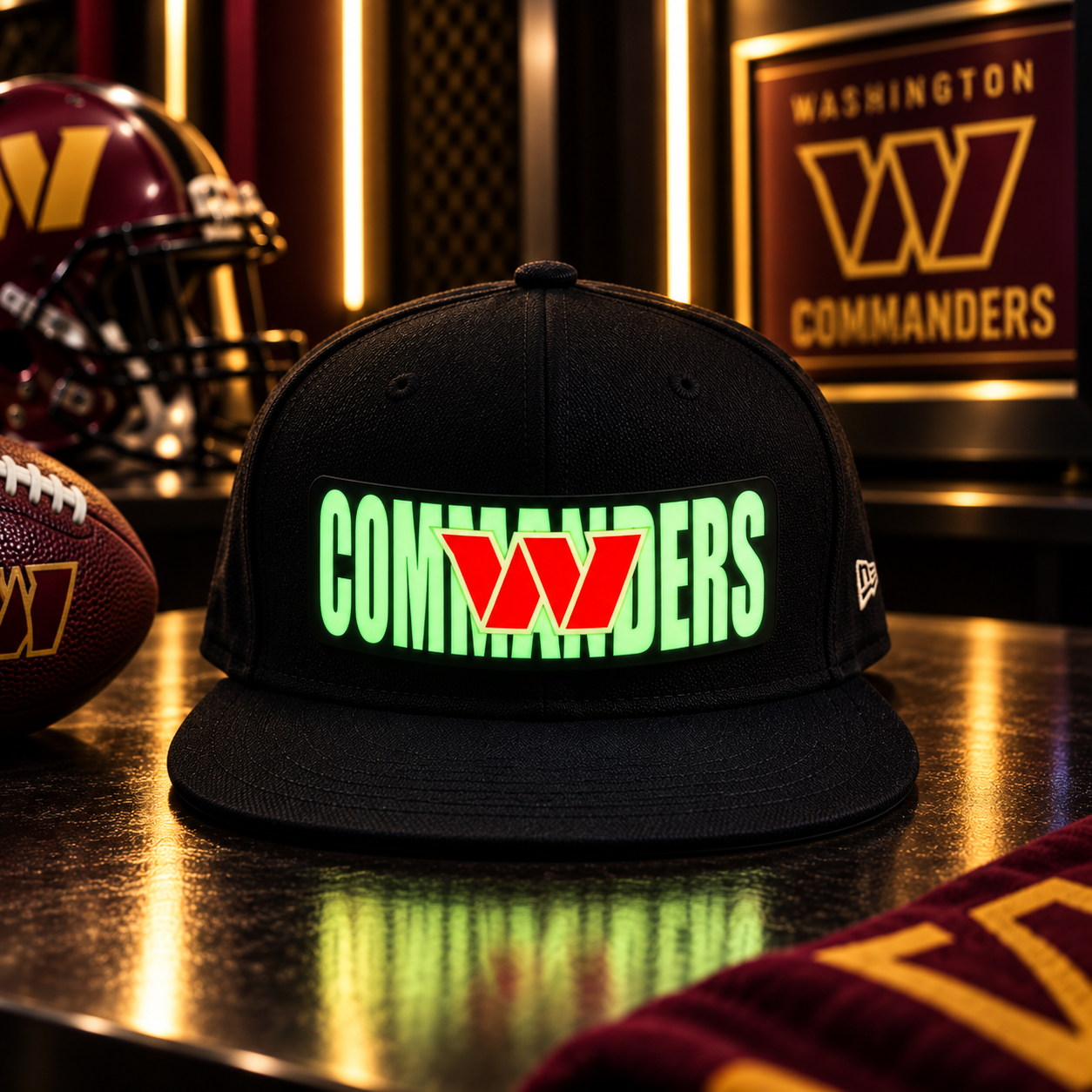 LED Football Team Cap – 32 Team Styles Available