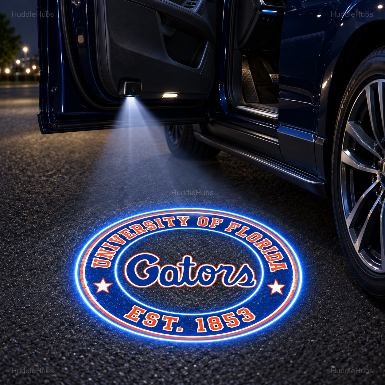 College Football Team Car Door Projector Lights – Choose Your Favorite School