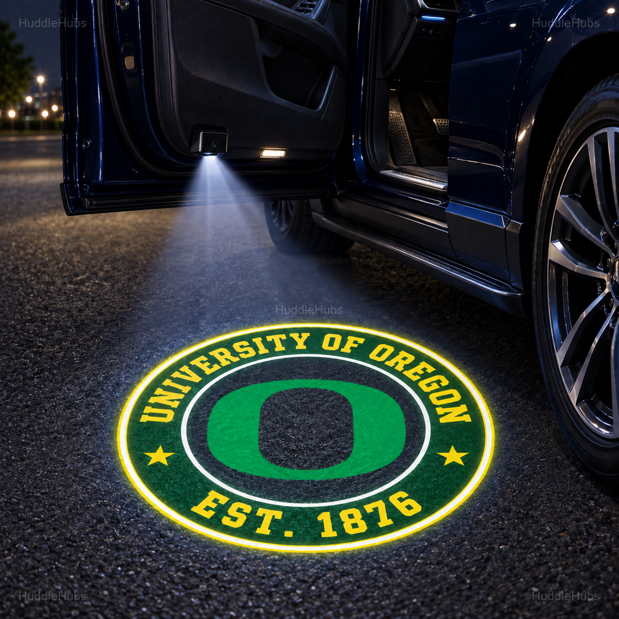 College Football Team Car Door Projector Lights – Choose Your Favorite School